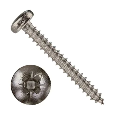 Саморез нержавеющий полукруглая головка 23 БОЛТА 4,8x80 DIN7981, 50 шт шпн4880ф50