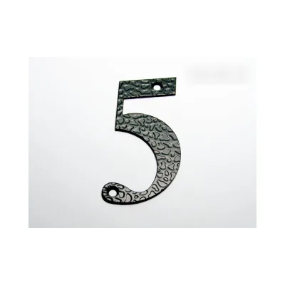 Цифра дверная Крепстор №5-110 мм, черный матовый, 1 шт. 4665317040932