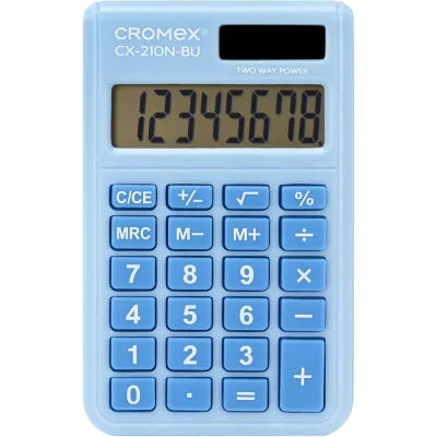 ΠΠ°Π»ΡΠΊΡΠ»ΡΡΠΎΡ ΠΊΠ°ΡΠΌΠ°Π½Π½ΡΠΉ Cromex CX-210N-BU (96Ρ
62 ΠΌΠΌ), 8 ΡΠ°Π·ΡΡΠ΄ΠΎΠ², Π΄Π²ΠΎΠΉΠ½ΠΎΠ΅ ΠΏΠΈΡΠ°Π½ΠΈΠ΅, Π³ΠΎΠ»ΡΠ±ΠΎΠΉ, 273835