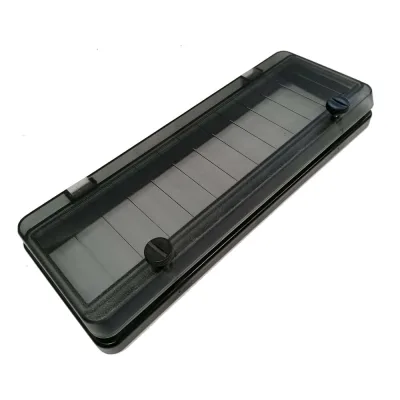 Шарнирное окно PCE на 10 модулей с дымчатым окном IP67 900610s