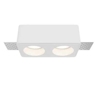 Светильник встраиваемый GU10 белый 10 Вт IP20 Technical Gyps Modern (DL123-GU10-02-W)
