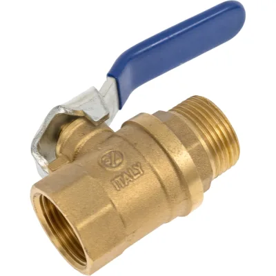 Шаровой кран SMT 3/4"МхF, синяя ручка, латунь 521H6605B