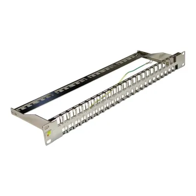 ΠΠ°ΡΡ-ΠΏΠ°Π½Π΅Π»Ρ Π½Π°Π±ΠΎΡΠ½Π°Ρ LANMASTER 19 Π²ΡΡΠΎΠΊΠΎΠΉ ΠΏΠ»ΠΎΡΠ½ΠΎΡΡΠΈ, ΡΠΊΡΠ°Π½ΠΈΡΠΎΠ²Π°Π½Π½Π°Ρ, 48 ΠΏΠΎΡΡΠΎΠ², 1U, Ρ Π·Π°Π΄Π½ΠΈΠΌ ΠΎΡΠ³Π°Π½Π°ΠΉΠ·Π΅ΡΠΎΠΌ LAN-PPC48OK-STP