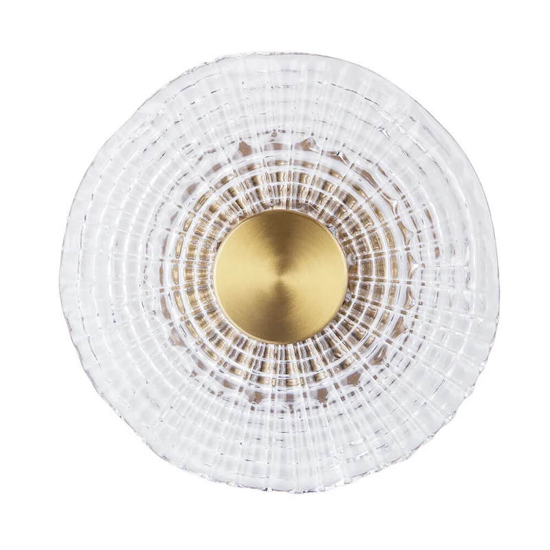 Светильник светодиодный накладной Arte Lamp Bevel 3000К 6 Вт 1 кв.м латунь IP20 (A1611AP-5PB)