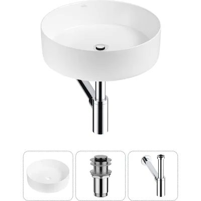 Набор Wellsee 3 в 1 Coax накладная раковина 36x36 см 20213883R