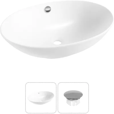 Набор Wellsee 2 в 1 Bliss накладная раковина 63x42 см 32820101R