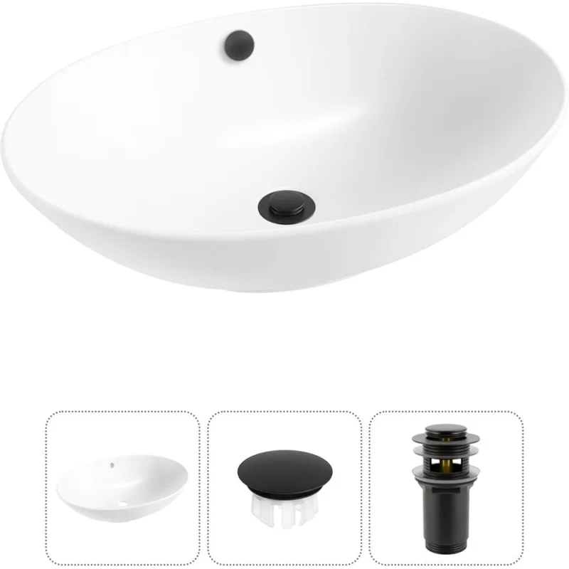 Набор Wellsee 3 в 1 Bliss накладная раковина 63x42 см 20216987R