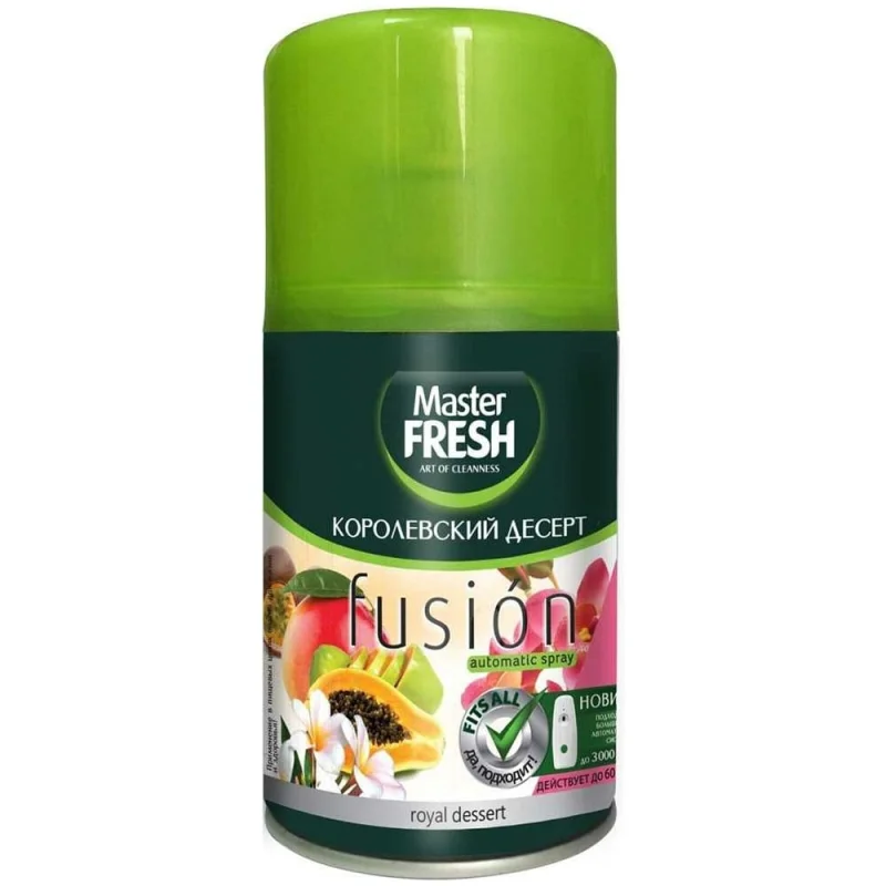 Освежитель воздуха MASTER FRESH сменный блок, королевский десерт, 250 мл 218368