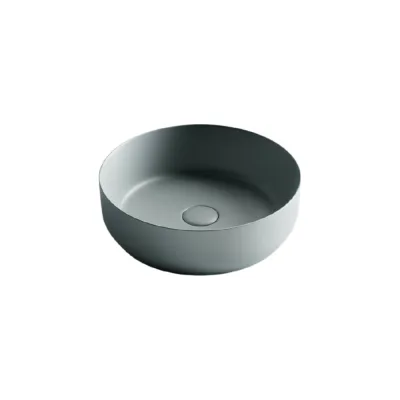Умывальник чаша Ceramicanova Element накладная, цвет антрацит матовый 390х390х120 мм CN6022MH