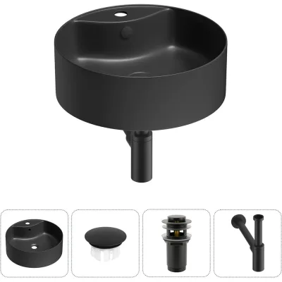 Набор Wellsee 4 в 1 Praxis накладная раковина 46x46 см 20217037R