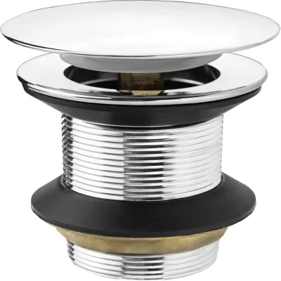 Донный клапан для раковины MPF 1.1/4" без перелива, выпуск для сифона ИС.110756