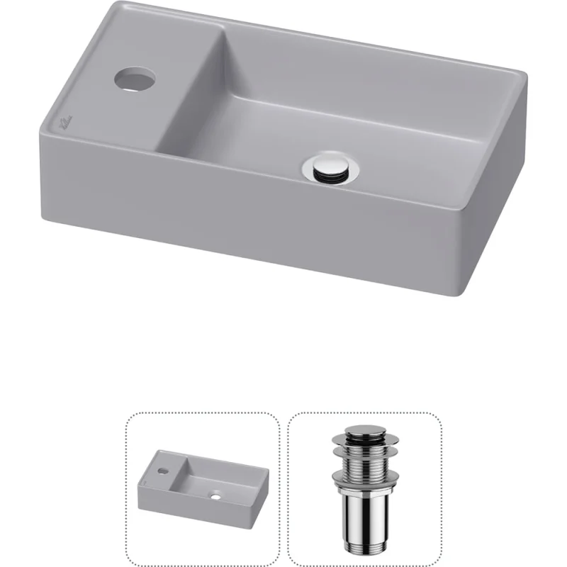 Мини-раковина для ванной комнаты или туалета Wellsee WC Area в наборе 2 в 1 20213838R