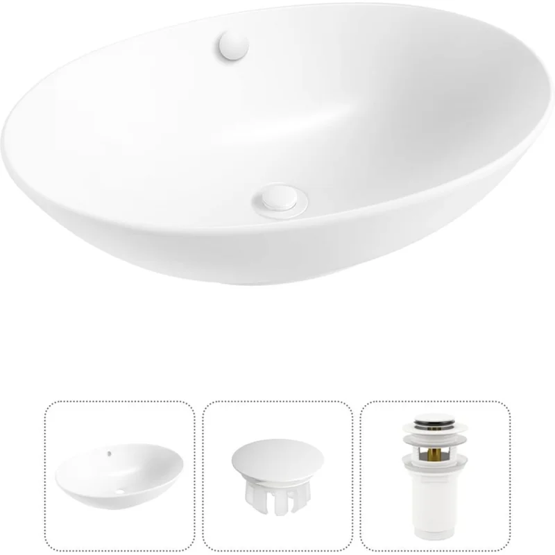 Набор Wellsee 3 в 1 Bliss накладная раковина 63x42 см 20216986R