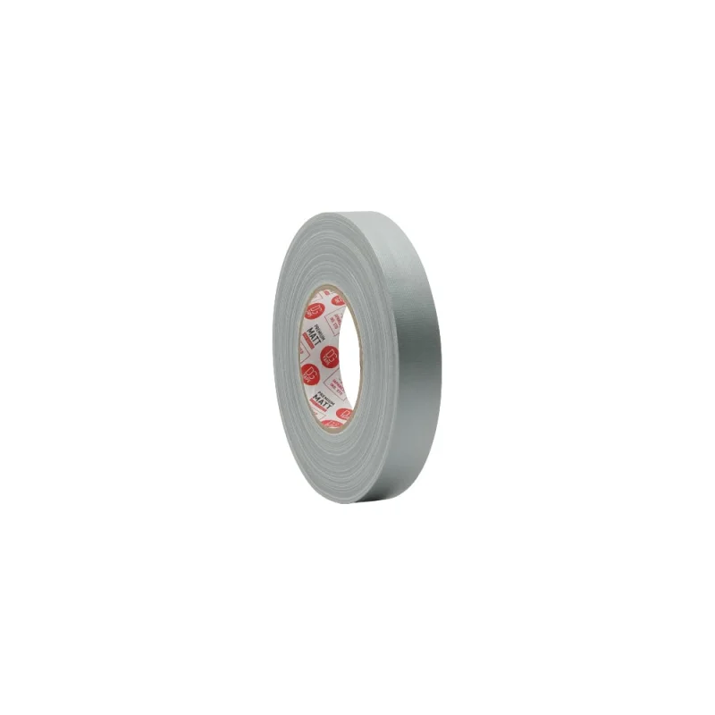 Клейкая лента DGTAPE MATT - Гаффа тейп 25мм/50м - Серый/Серебро MATT50025/50/G