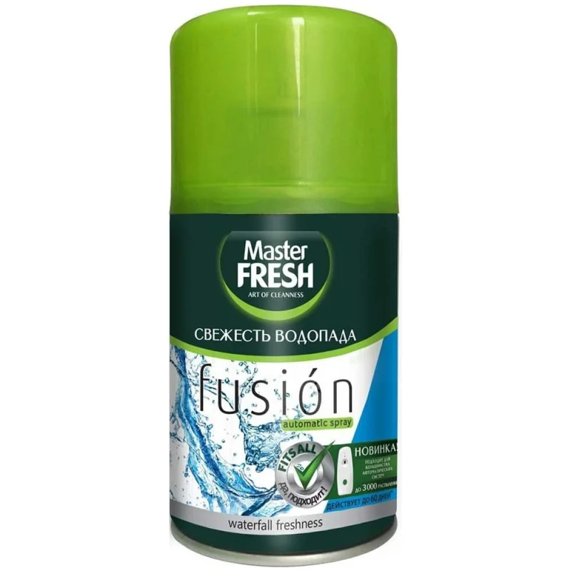Освежитель воздуха MASTER FRESH сменный блок, свежесть водопада, 250 мл 218367