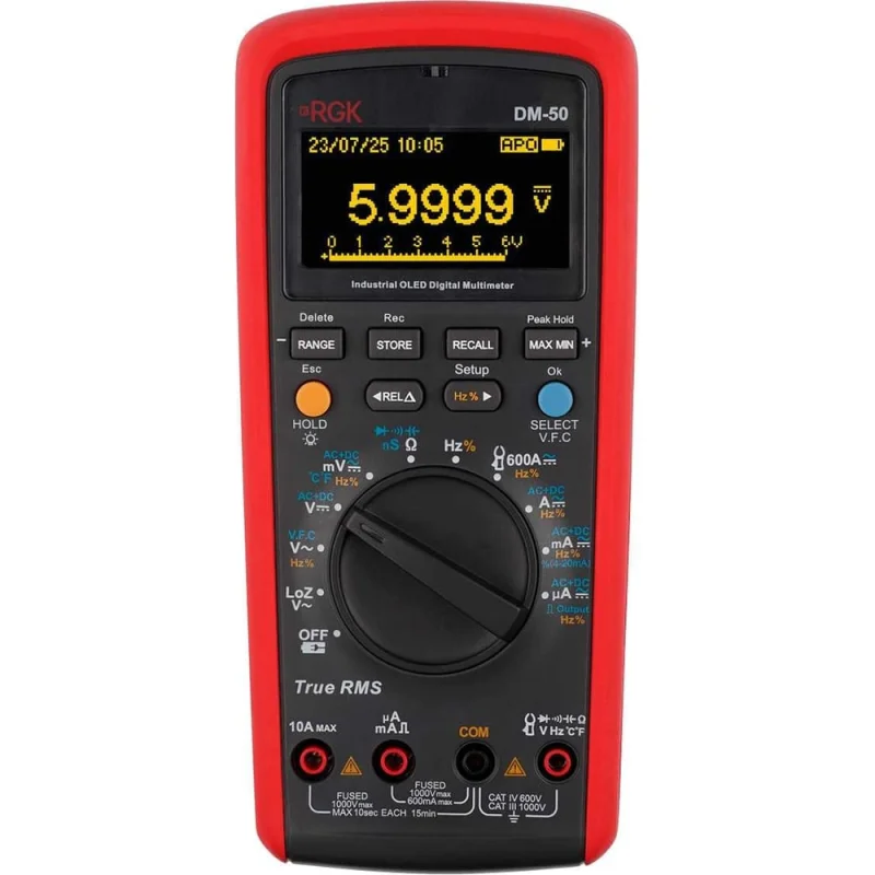 Мультиметр RGK DM-50 с поверкой 721470