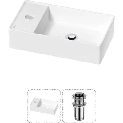 Мини-раковина для ванной комнаты или туалета Wellsee WC Area в наборе 2 в 1 20213810R