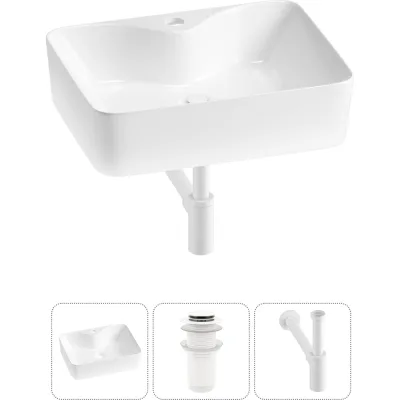 Комплект Wellsee 3 в 1 Lavinia Boho Bathroom Sink накладная раковина 48x37 см 3331110 20215262R