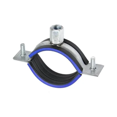 Хомут трубный Stalmax LCP-NC 3 (83-91) М8/М10 с виброгасителем и комбинированной гайкой (арт. 10654) оцинкованная сталь (уп. 150 шт) 10654-023