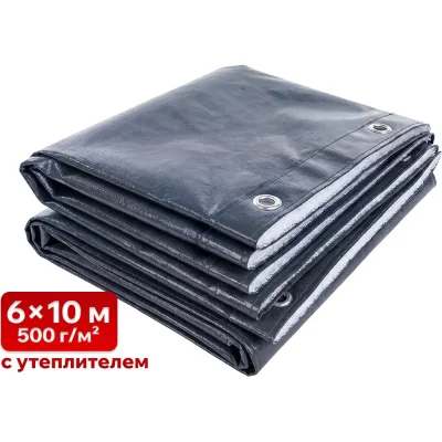 Тент ПВХ негорючий с утеплителем SAMGRUPP 6х10 м (500-550 гр/м2) (60 м2) SAMP-0791500610П
