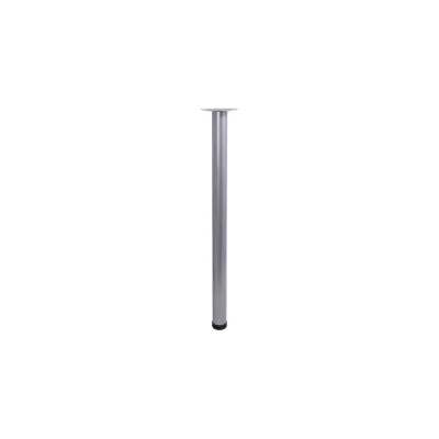 Ножка для стола Larvij 820x50 мм, серебро L61R820MS50