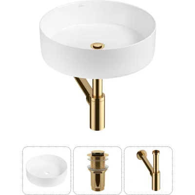 Набор Wellsee 3 в 1 Coax накладная раковина 36x36 см 20213885R