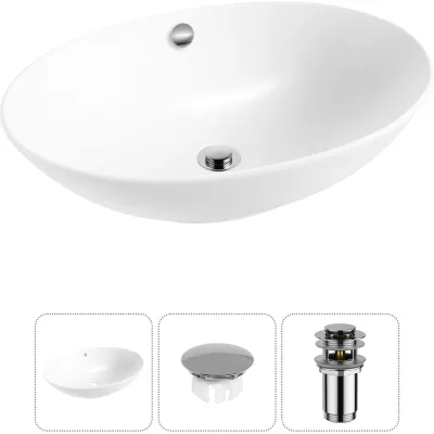 Набор Wellsee 3 в 1 Bliss накладная раковина 63x42 см 20216985R