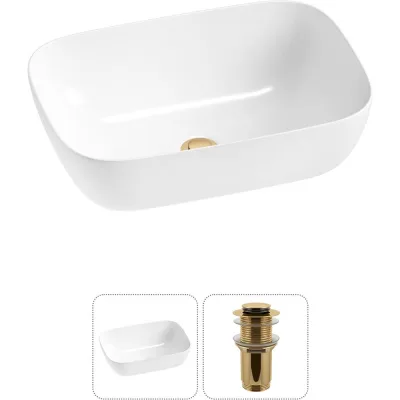 Комплект Wellsee 2 в 1 Lavinia Boho Bathroom Sink накладная раковина 46x33 см 20215193R