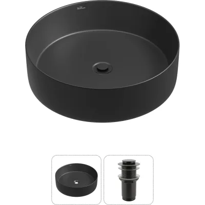 Набор Wellsee 2 в 1 Coax накладная раковина 40x40 см 20213984R