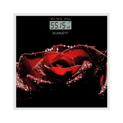 Напольные весы электронные Scarlett стекло, 180 кг SC-BS33E028