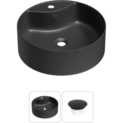 Набор Wellsee 2 в 1 Praxis накладная раковина 46x46 см 32940702R