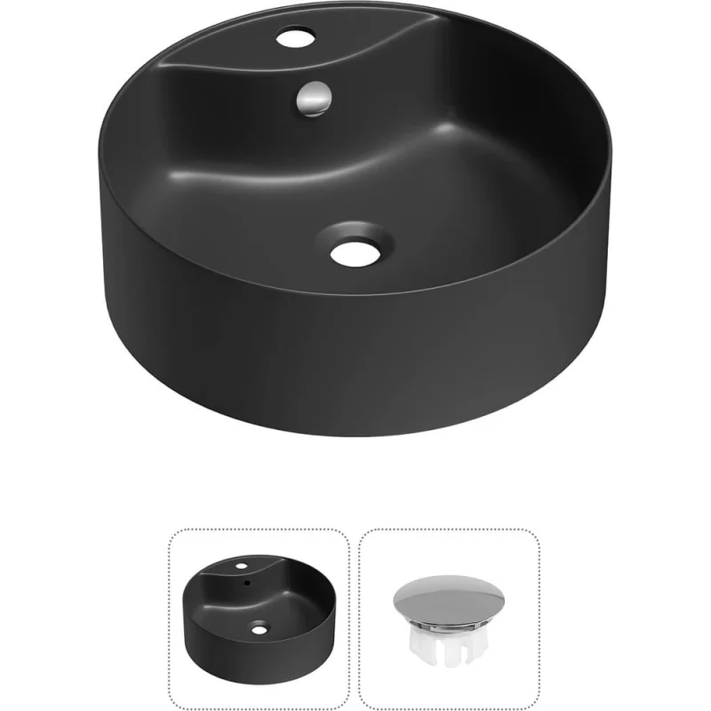Набор Wellsee 2 в 1 Praxis накладная раковина 46x46 см 32940701R