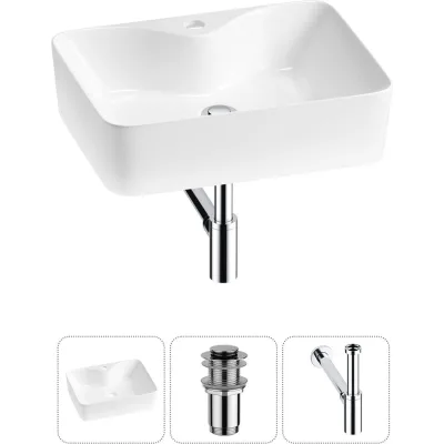Комплект Wellsee 3 в 1 Lavinia Boho Bathroom Sink накладная раковина 48x37 см 20215259R