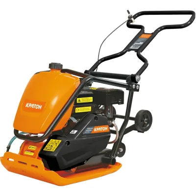 Бензиновая виброплита КРАТОН KR-PC100, LCT, 6.5 л.с., 5500 Гц, 59x50 см, подача воды 4 02 09 004