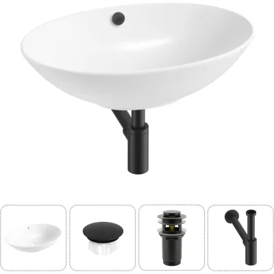 Набор Wellsee 4 в 1 Bliss накладная раковина 63x42 см 20217046R