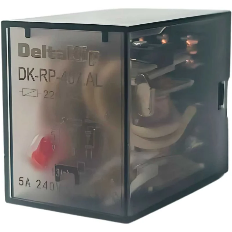 ΠΡΠΎΠΌΠ΅ΠΆΡΡΠΎΡΠ½ΡΠ΅ ΡΠ΅Π»Π΅ ΡΠ΅ΡΠΈΠΈ DK-RP DELTAKIP (407.AL, 4 ΠΊΠΎΠ½Ρ., 220V AC, 5A) 10ΡΡ DK-K0000100_10