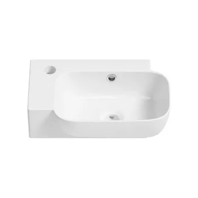 Настенная или накладная раковина Lavinia Boho Bathroom Sink, рукомойник 41х24 см, с отверстием 33311053