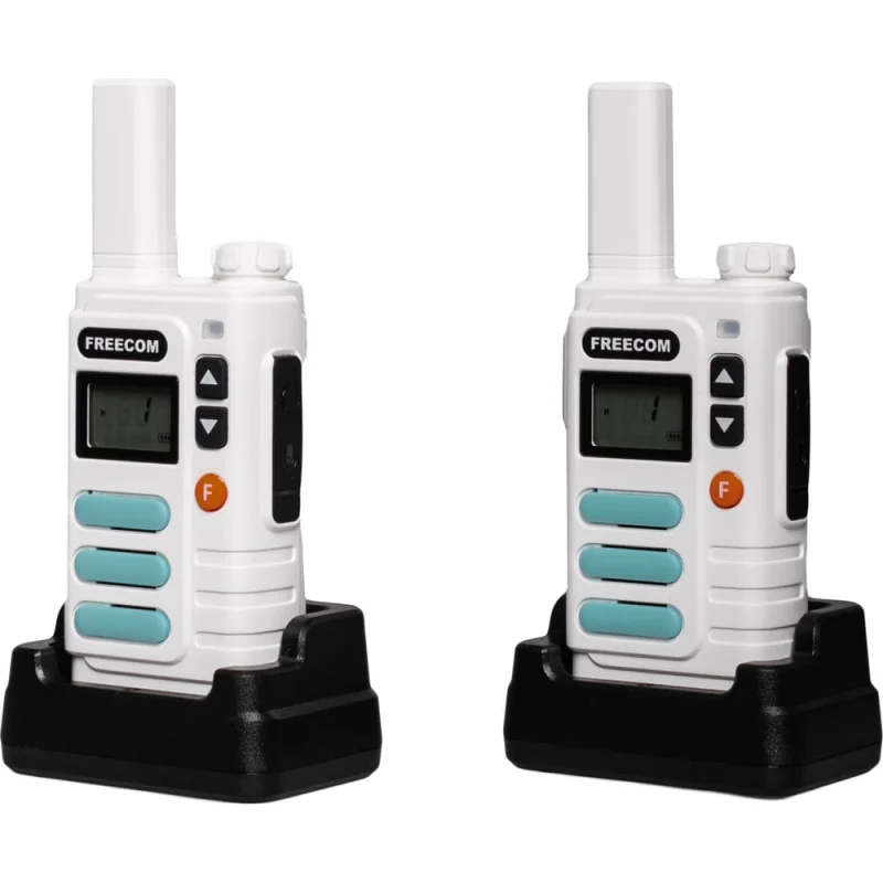 Комплект радиостанций из 2 штук Freecom MT-777 White 400-470 МГц LPD/PMR/99 каналов/3 Вт/2000 мАч белый MT-777 White SR-00006