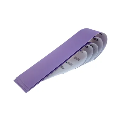 Полоски шлифовальные абразивные CERAMAX PURPLE FILM 70*420 мм без отверстий, P320, 50 шт. 1CRX1044
