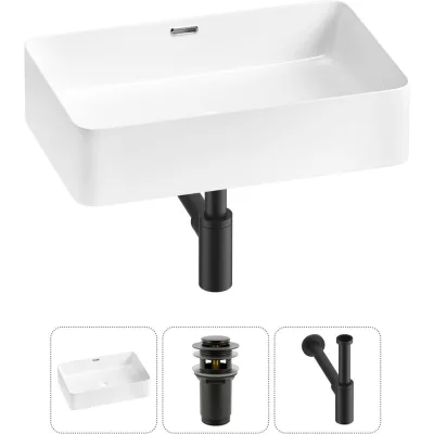 Комплект Wellsee 3 в 1 Lavinia Boho Bathroom Sink накладная раковина 60x39 см 20215244R