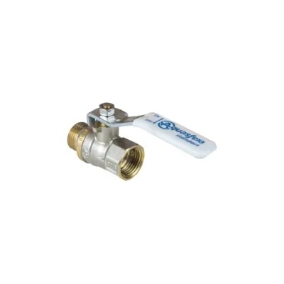Шаровой кран Aquasfera латунь, никель, полнопроходной, рычажный, Standard Ду15 Ру40 м/р 1103-01 107-5145