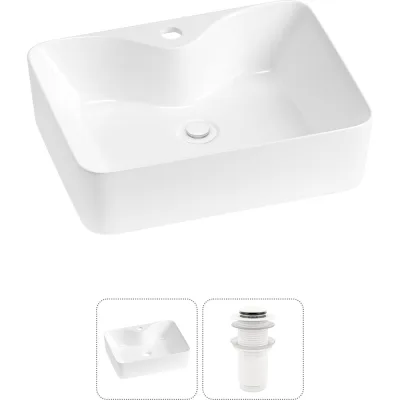 Комплект 2 в 1 Wellsee Lavinia Boho Bathroom Sink накладная раковина 48x37 см 3331110 20215258R