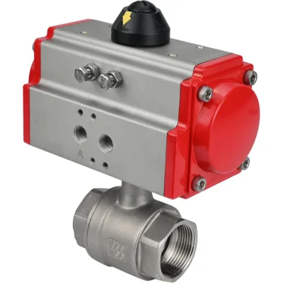 Кран шаровой DN.ru КШМП.316.230-ISO Ду40 Ру63, пневмопривод DA-065 D160-70088