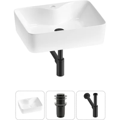 Комплект Wellsee 3 в 1 Lavinia Boho Bathroom Sink накладная раковина 48x37 см 20215260R