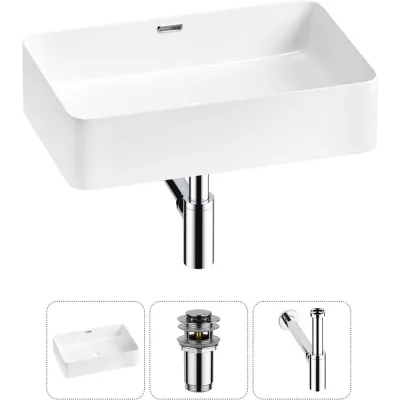 Комплект Wellsee 3 в 1 Lavinia Boho Bathroom Sink накладная раковина 60x39 см 20215243R
