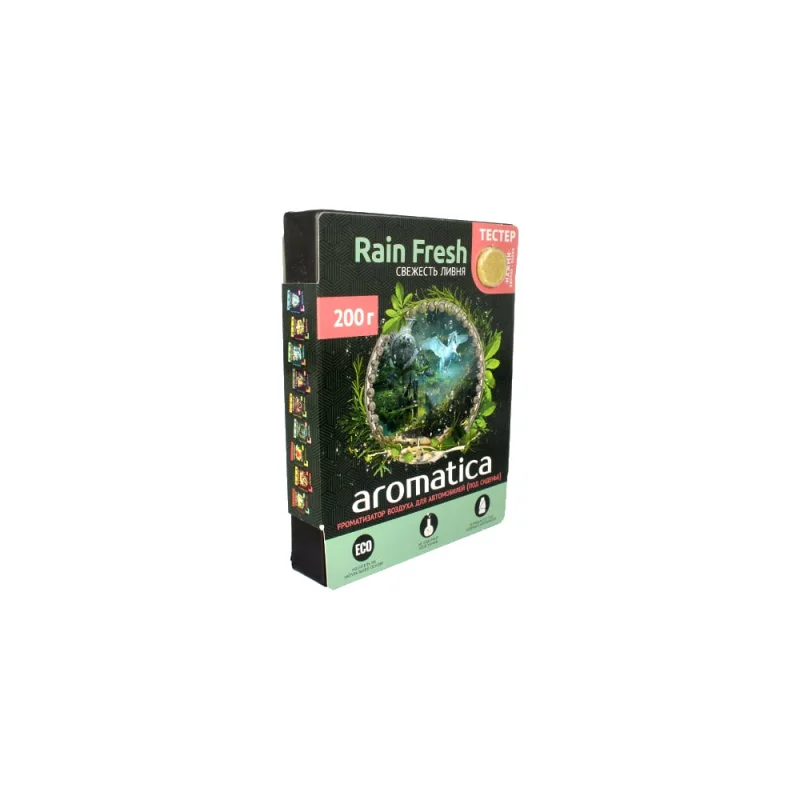 Ароматизатор воздуха FOUETTE AROMATICA (rain fresh), гелевый, под сиденье, 200 г FTE-AR-6 320275