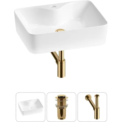 Комплект Wellsee 3 в 1 Lavinia Boho Bathroom Sink накладная раковина 48x37 см 20215261R