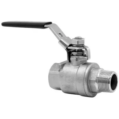 Кран шаровой DN.ru 304-304-PTFE-FP-T-H ВР/НР Ду20 Ру63 нержавеющая сталь AISI 304, ручка-рычаг D160-77782