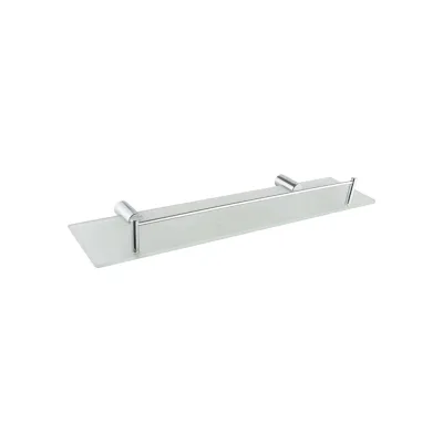 Полка стеклянная HAIBA хром HB8407