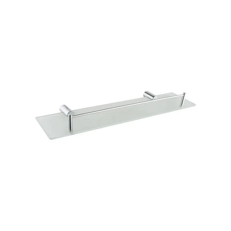 Полка стеклянная HAIBA хром HB8407